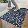 thumbnail image 4 of Dark Blue Christmas Snowflake Pattern Door Rugs,Washable Non Slip Door Mats Indoor,Decorative Door Mats,Entry Mat Indoor for Entrance,Bedroom,Kitchen,Bathroom,17"x30", 4 of 6