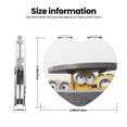 thumbnail image 3 of Pofeuu Minions for Portable Pocket Makeup Mirror PU Cover Compact Travel Mirror with Normal and Magnifying Double Sided Glass-Round Shape-Heart Shape, 3 of 9
