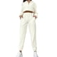 thumbnail image 1 of Conjunto de Dos Piezas para Mujer: Sudadera de Forro con Media Cremallera y Pantalón Deportivo Holgado con Bolsillos XL, 1 of 7