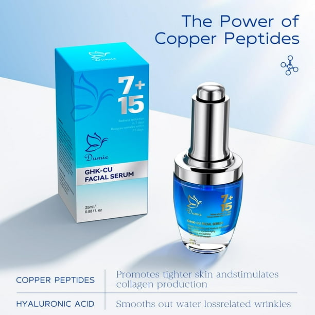 ghk cu long term side effects Sérum YVTYVT Copper-Peptide para rostro GHK-Cu antienvejecimiento 26 ml main image 1