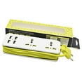 thumbnail image 2 of Cateissary Regleta con puerto USB Solución de carga segura y confiable Regleta con ranura USB Versátil Electrónica miscelánea amarillo verde B, 2 of 6