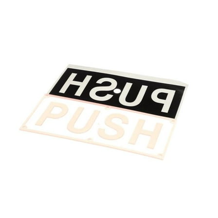 Kason 91229000161 Push Panel & Label