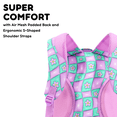 thumbnail image 2 of J World Boys and Girls Cornelia 18" Multi Compartment Laptop Backpack for School and Travel, Puffy Flower, 2 of 4