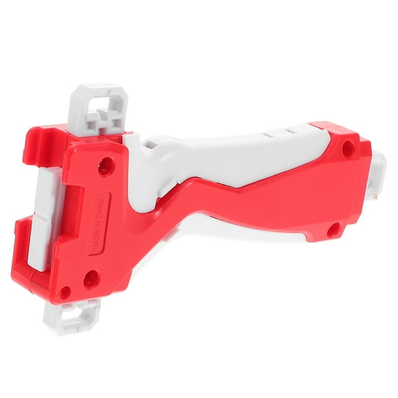 MOVTOTOP Lanceur de Corde Double Direction et Poignée Jouets de Combat Lanceur de Ficelle Démarreur de Burst Gyroscope Lanceur de Ficelle Fort Accessoires Jouets Enfants Rouge
