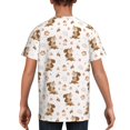 thumbnail image 5 of Wukai Fall Squirrel Youth Unisex Short Sleeve T-Shirt for Boys, Girls, Teens, and Kids-Medium, 5 of 7