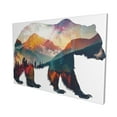 thumbnail image 3 of 16x24 inch Canvas Painting Poster Bears And Mountains,Men Room Decor,Home Living Room,Bedroom,Study Wall Hanging Decor Oil Painting Canvas,For Bears Lover Gift,Funny Bears & Mountains Prints, 3 of 6