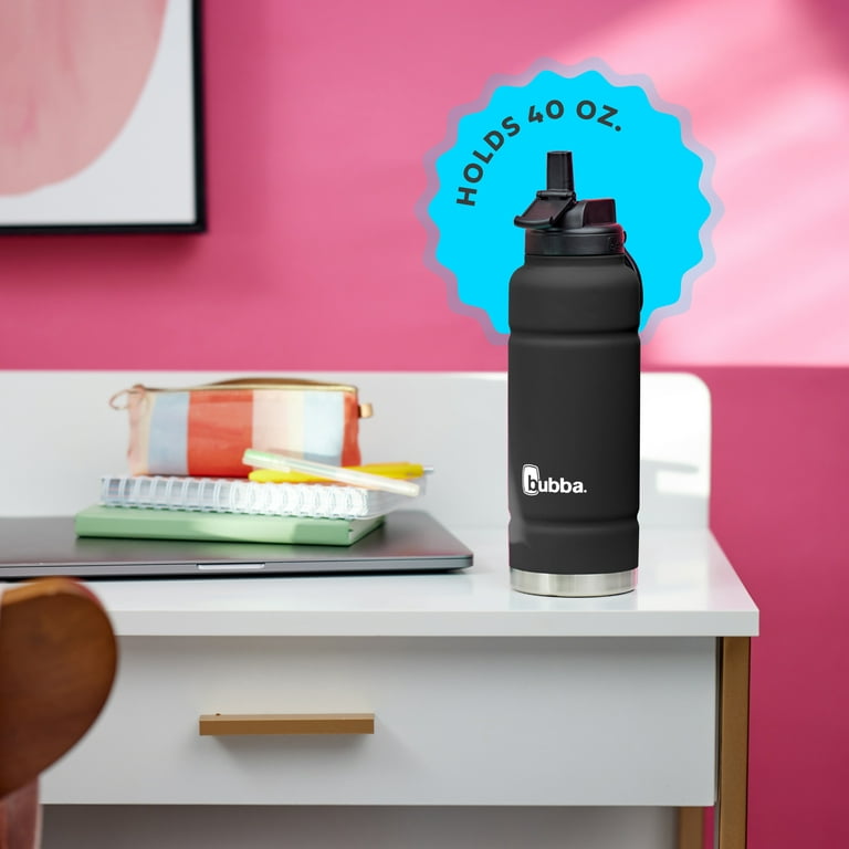 40 oz Insulated Water Bottle with Straw