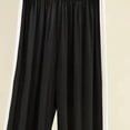 thumbnail image 6 of YYDGH Women's Home Pajamas Pants Elastic Waist Cuffed Hem Soft Lounge Pants Casual Loose Fit Sleep Pajama Bottoms with Pockets Daily Wear, 6 of 6