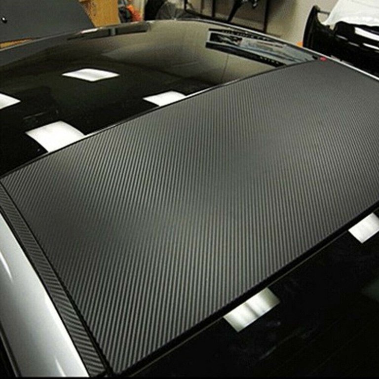 3D Car Interior Carbon Fiber Vinyl Wrap Sticker Dashboard Trim Panel Roll  Decal