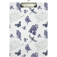 thumbnail image 2 of Coolnut Lilac Flower Clipboard, Acrylic Standard A4 Letter Size Clip Board with Low Profile Clip for Office, Classroom, Doctor, Nurse and Teacher, 12.5"x9", 2 of 7