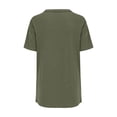 thumbnail image 5 of beishanbush Spring Sales Saving $10 Casual Workout T Shirts Tops Women's Print T-Shirt,Round Neck Short Sleeve Lightweight Soft Casual Summer Under $10, 5 of 5