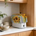 thumbnail image 4 of Toaster Cover 2 Slice, Sunflower Dustproof Bakeware Oven Protector with Top Hook, Modern Oil Painting Summer Botanical Waterproof Small Kitchen Appliance Toasters Dust Cover, 11"x6"x8", 4 of 9