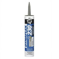 DAP Indoor & Outdoor Sealant, 10.1 oz, Cartridge, Gray, Acrylic Polymer Base