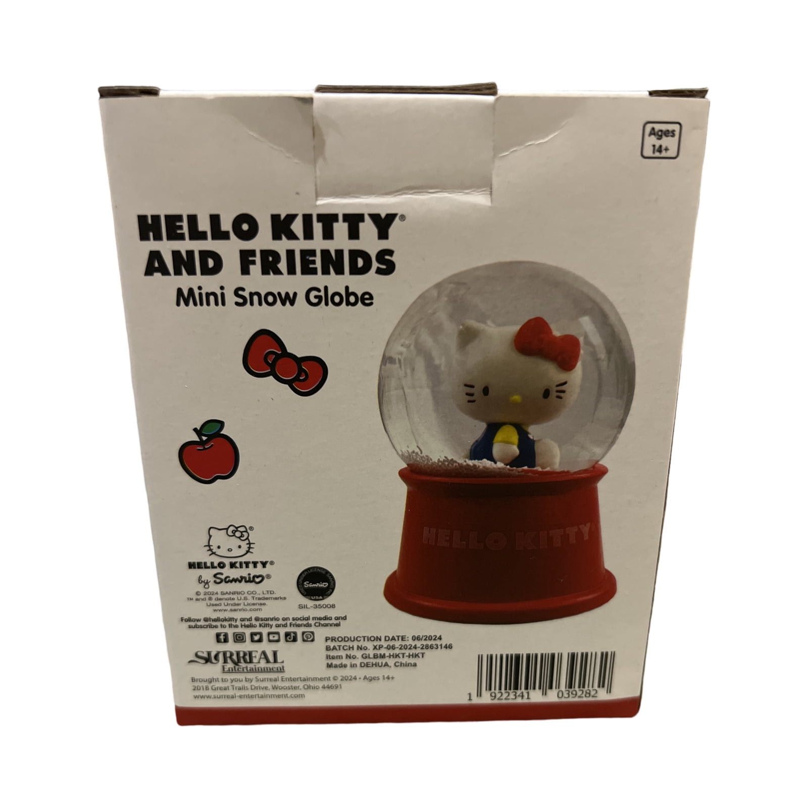 Hello Kitty and Friends Mini Snow Globe
