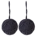 thumbnail image 2 of dianhelloya 2Pcs Christmas Yarn Ball Pendant Vibrant Color Festive Xmas Tree Hanging Ornament for Home Holiday Decoration for Xmas Dark Purple, 2 of 8
