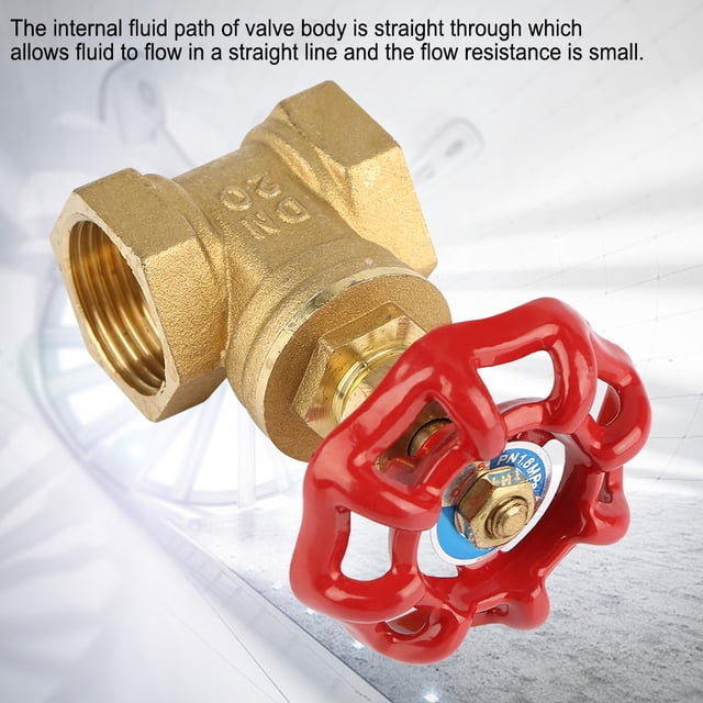 Válvula de compuerta DN20 Latón BSPP G3/4 Esclusa 232PSI para agua aceite ANGGREK Otros