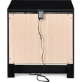 thumbnail image 3 of ClickDecor Edmond 2 Drawer Nightstand with USB Black, 3 of 12