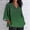 Green women's plus size sequin blouse a1, variant on Women's Plus Size 3/4 Sleeve Sequin Blouse V Neck Flowy Casual Top Party Cocktail Shirt Elegant Tunic Tops Evening Wear Fashion Clothes, Pink 3XL