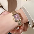 thumbnail image 5 of Women's Watch Bracelet Stainless Steel Band Luxury Woman Gift Quartz Square Dial, 5 of 14