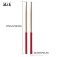 thumbnail image 3 of 1-Pair Drumstick 5A Slip Drumstick Antiskid Drum Sticks Maple Wood Drumsticks Triangular with Non-Slip Wrapped Handle Musical Instrument Drum Set Accessories, 3 of 6