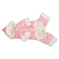 thumbnail image 4 of Abrigo de invierno para perros Bling Bling sudadera con capucha de una pieza color rosa XL, 4 of 12