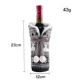 thumbnail image 5 of 2 Pieces Christmas Wine Bottle Cover Red Wine Bags,christmas Wine Bottle Cover,reusable Christmas Wine Bottle Bag,christmas Cloth Wine Bottle Baga), 5 of 5