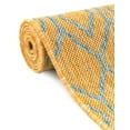 thumbnail image 5 of Jill Zarin Outdoor Collection Area Rug - Turks and Caicos (4' 1" x 6' 1" Rectangle Yellow and Aqua/Light Blue), 5 of 11