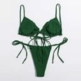 thumbnail image 3 of Swimsuits for Women,Women Plus Size Print Tankini Swimjupmsuit Swimsuit Beachwear Padded Swimwear Green L(L), 3 of 8
