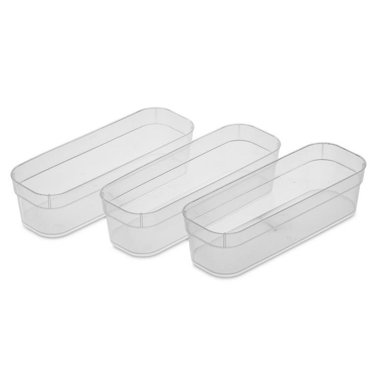 Sterilite Medium Storage Trays for Desktop and Drawer Organizing, Clear, 24  Pack, 1 Piece - Kroger