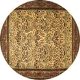 thumbnail image 1 of Ahgly Company Indoor Round Persian Brown Traditional Area Rugs, 8' Round, 1 of 4