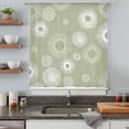 thumbnail image 5 of Geometric Sheer Curtains 84 Inches Long, Abstract Sage Green White Boho Circle Dot Light Filering Curtains, Breathable Simi Curtain Privacy Drapes for Living Room Bedroom Lightweight Window Treatment, 5 of 9