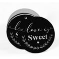 thumbnail image 2 of Inkdotpot Silver Foil Paper Hang Tags Love Is Sweet Wedding Favor Tags 100 Pieces, 2 of 6