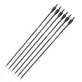 thumbnail image 2 of 30" Carbon Arrows Spine 500 OD 7.8mm Screw Tips Hunting Archery for Recurve&Compound Bow 6/12/18/24 pcs, 2 of 5
