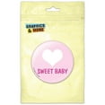 thumbnail image 1 of Sweet Baby Pink Shower Pinback Button Pin Badge, 1 of 2