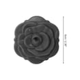 thumbnail image 2 of Unique Bargains 1pc Flower-shaped Makeup Mirror for Personal Grooming and Travel Black, 2 of 5