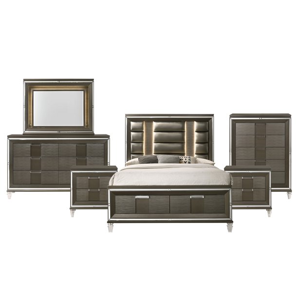 Picket House Furnishings Charlotte Queen Storage 6pc Bedroom Set Com Picket House Furnishings Charlotte, Charlotte Queen Bed