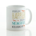 thumbnail image 2 of Happier Than A Seagull With A French Fry 11 Oz Ceramic Stoneware Coffee Mug, 2 of 2