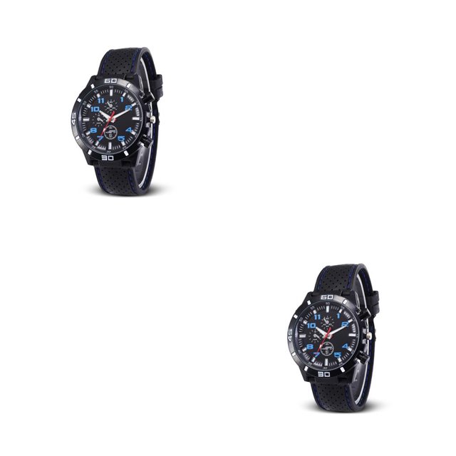 Reloj de Cuarzo Analógico con Superficie de Plástico Azul Jumpingount CBP162782