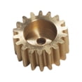 thumbnail image 4 of Piñón servo de 18 dientes, componente de modificación del tren de engranajes, alta dureza, robusto, fácil reemplazo, latón de 0,79 pulgadas, 4 of 9