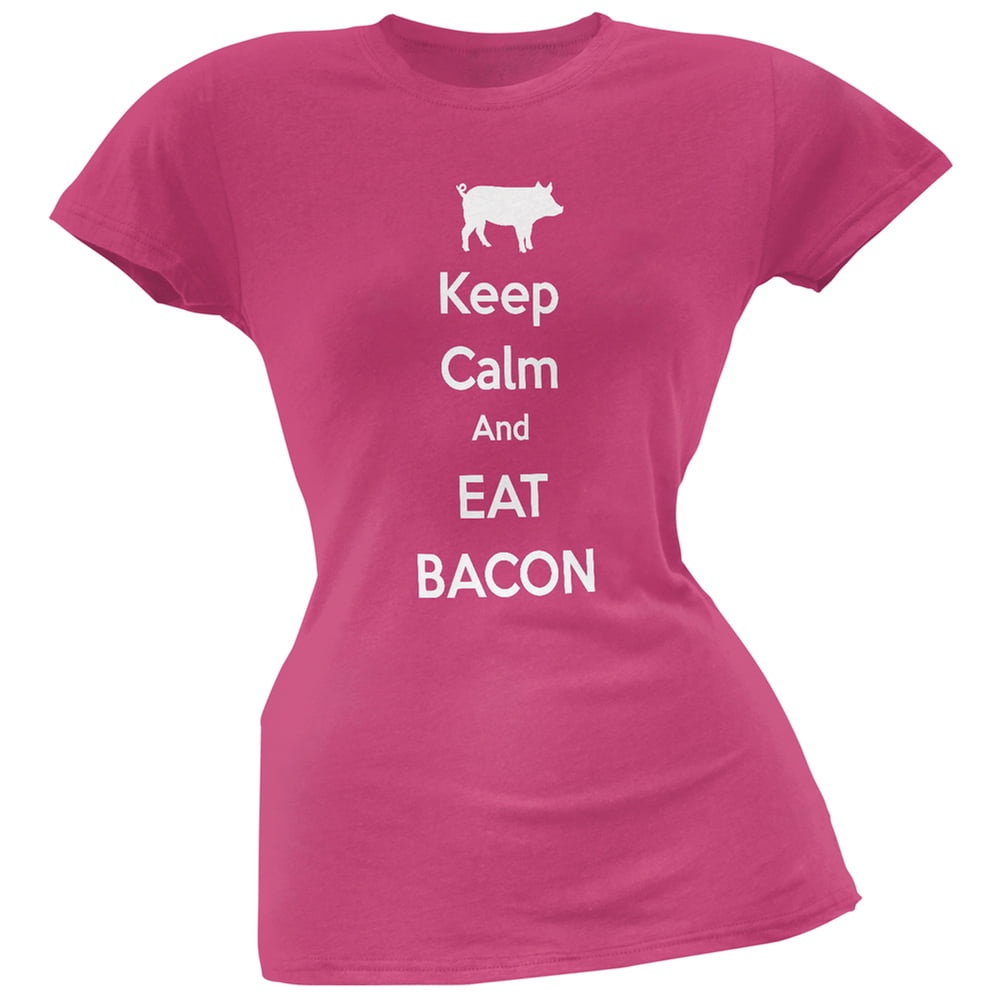 Keep Calm and Eat Bacon 100/% cotton pillowcase