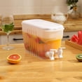 thumbnail image 2 of Hervidor Frío De Plástico Grande De 3,5 L Con Grifo Dula Y Tapa, Jarra De Agua Para Nevera, Contenedor Multiusos Para Jugo, Té Helado, Vino, Almacenamiento De Bebidas Methold HA037067-00, 2 of 6
