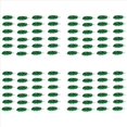 thumbnail image 1 of 96 Piezas Pompones de Porristas Pompones de Papel de Aluminio Metálico con Manejar de Plástico para Adultos, Niños, Porristas, Fiesta Verde, 1 of 5