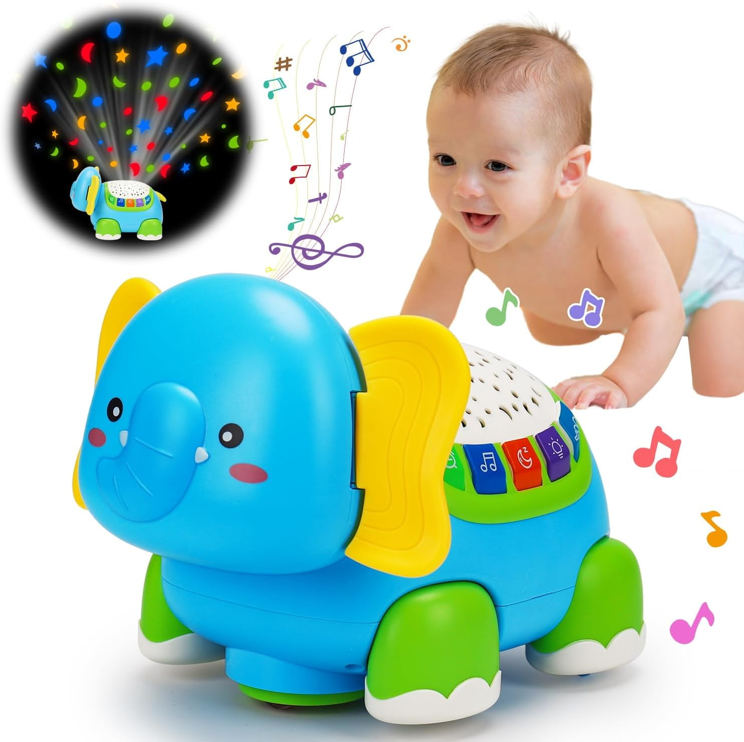 5 in 1 Crawling & Walking Baby Toys 36 to 12 Months Developmental