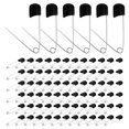 thumbnail image 1 of YSNOOWE 100 Pcs Épingles à Coudre Électriques pour Activités Extérieures Fer Noir, 1 of 8