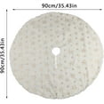 thumbnail image 3 of Christmas Decorations Christmas Tree Apron Ice Crystal Snowflake Tree Skirt, Silver7qm, Medium, 3 of 6