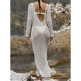 thumbnail image 5 of Túnica de playa sexy transparente para mujer, vestido playero de verano 2024, ropa de playa para mujer, 5 of 5