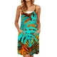 thumbnail image 1 of WILLBEST Vestido De Verano Para Mujer Falda Con Tirantes Estilo Vacaciones Estampada De Ocio En La Playa De Verano Para Mujer, 1 of 3