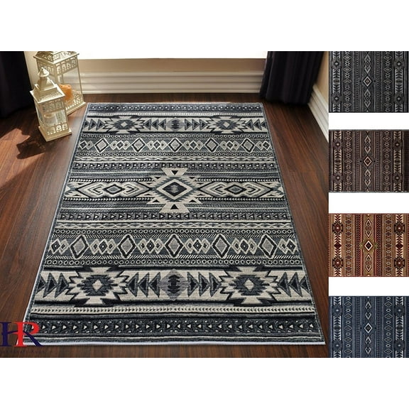 Handcraft Rugs Southwestern Modern Abstract Contemporary Area Rug. Pistachio Green/Silver and Grey. 8 ft. by 10 ft.