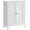 Cloud White, variant on Floor Storage Cabinet, Shaker Cabinet with 2 Adjustable Shelves, 4 Doors, Tall Freestanding Organizer Unit, for Kitchen Bathroom Living Room, Cloud White