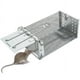 thumbnail image 1 of Trampa para ratas, trampas para ratones (pequeñas), trabajos plateados para interiores y exteriores, jaula para hámsteres, ratones, ratones, roedores pequeños, captura y liberación, 1 of 5